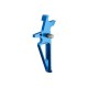 SHS CNC Speed Flat Skeleton Trigger for M4 AEG - Blue