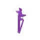 SHS CNC Speed Flat Skeleton Trigger for M4 AEG - Purple