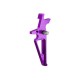 SHS CNC Speed Flat Skeleton Trigger for M4 AEG - Purple