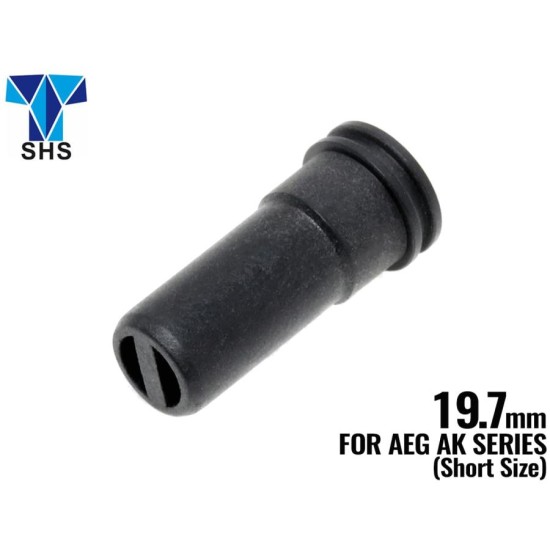 SHS Polycarbonate Nozzle for AK AEG - Short 19.7mm Minus Type