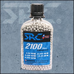 SRC Precision BBs 2100rd Bottle - 0.30g White