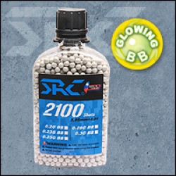 SRC 0.25G GLOWING Green Tracer PERFECT BB - 2100rd Bottle