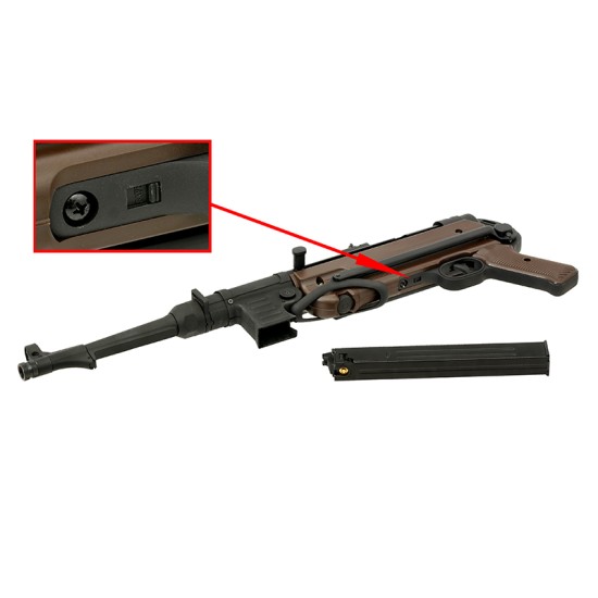 SRC MP40 SR40 CO2 Gas Blowback Rifle