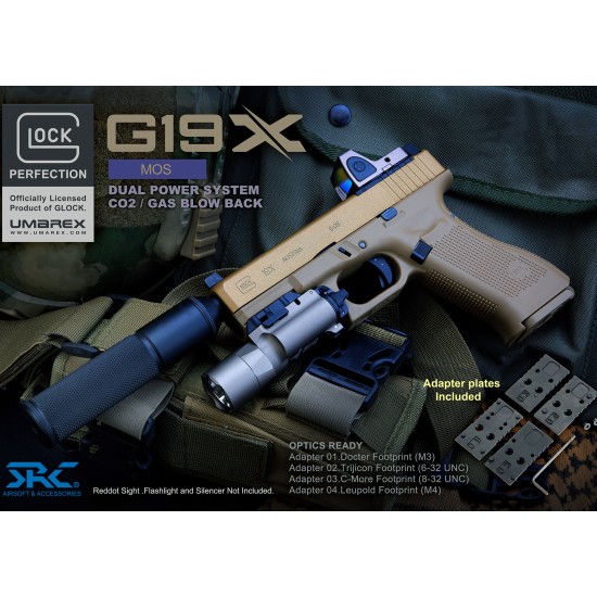 SRC G19X Suppressor Kit with Extended Inner Barrel