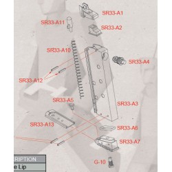 SRC SR33 REPLACEMENT PART A11 - MAGAZINE FOLLOWER
