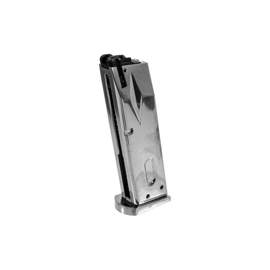 SRC SR92 / M92 Fusion 23rd V2 Green Gas Magazine - Dark Silver