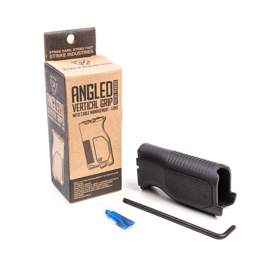 Strike Industries M-LOK Angled Vertical Grip - Long, Black