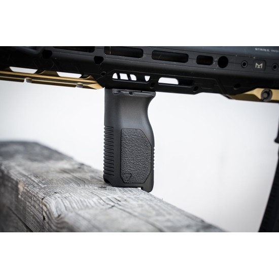 Strike Industries M-LOK Angled Vertical Grip - Long, Black