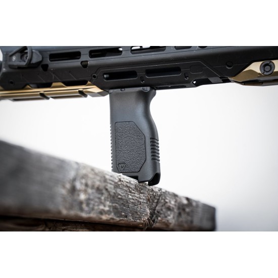 Strike Industries M-LOK Angled Vertical Grip - Long, Black