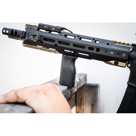 Strike Industries M-LOK Angled Vertical Grip - Long, Black