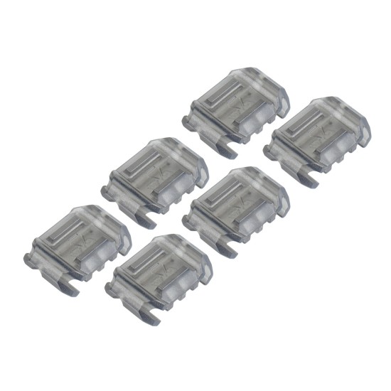 Strike Industries Multidirectional 1913 Picatinny Rail Cover with Cable Management (6-pack)