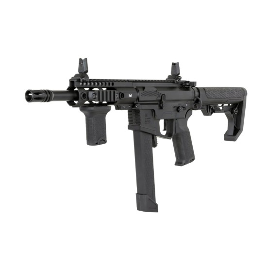 Specna Arms SA-PX01 8.5" AR9 PRIME™ AEG w/ Optical Aster II ETU & Brushless Motor - BK