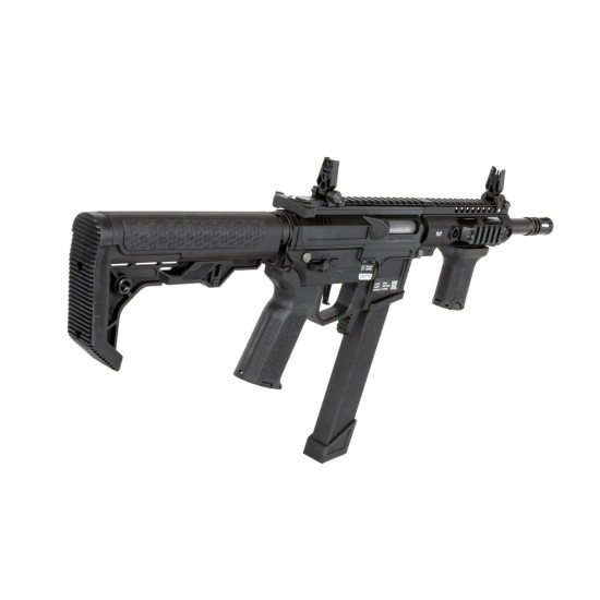Specna Arms SA-PX01 8.5" AR9 PRIME™ AEG w/ Optical Aster II ETU & Brushless Motor - BK