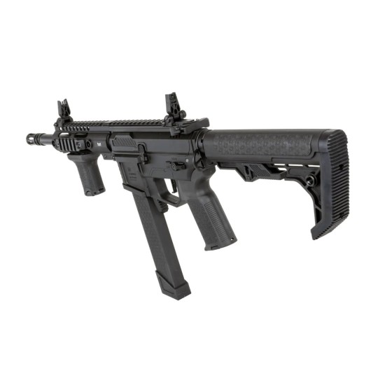 Specna Arms SA-PX01 8.5" AR9 PRIME™ AEG w/ Optical Aster II ETU & Brushless Motor - BK