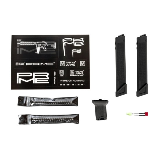 Specna Arms SA-PX01 8.5" AR9 PRIME™ AEG w/ Optical Aster II ETU & Brushless Motor - BK