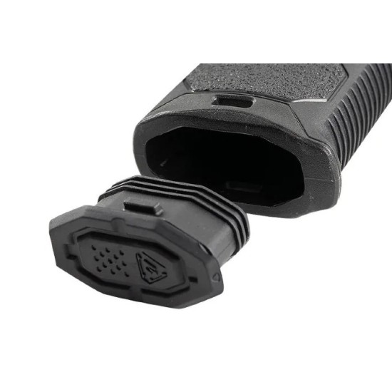 Strike Industries AR Overmolded Enhanced Pistol Grip - 25 Degree, Black