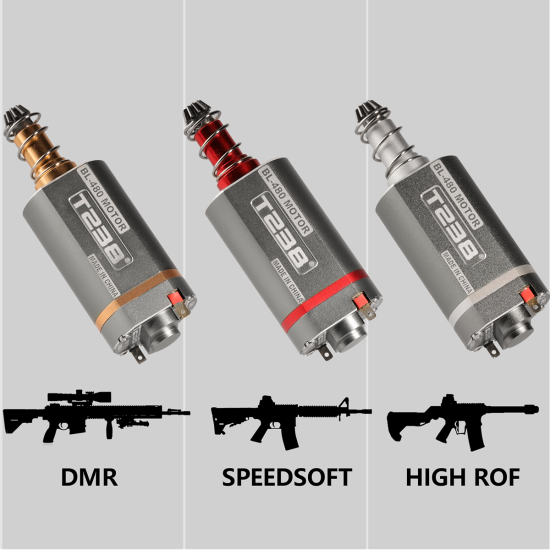 T238 BL-480 Adjustable Brushless AEG Motor [Pro Edition] - 39K Long