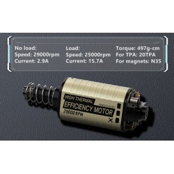 T238 T2 29K High Speed High Torque Carbon Brush Motor N35 20TPA  - Long