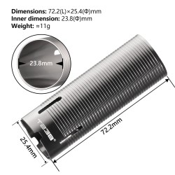 T238 AEG 7075-T6 Aluminum PTFE Coating Cylinder - 80%