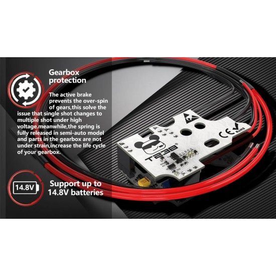 T238 DTU V2 EXP Bluetooth Optical Sensor Trigger Unit For V2 Gearbox - Rear Wired