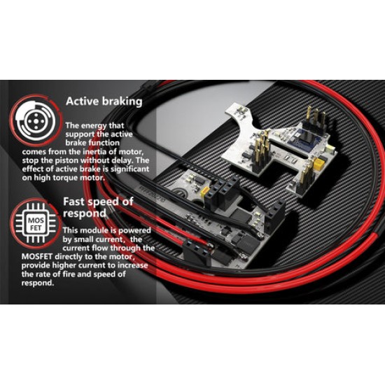 T238 DTU V2 EXP Bluetooth Optical Sensor Trigger Unit For V2 Gearbox - Rear Wired