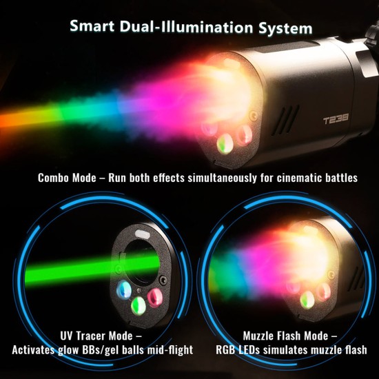 T238 Burst+ RGB Shotgun Flame Tracer Unit