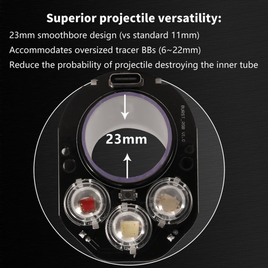 T238 Burst+ RGB Shotgun Flame Tracer Unit