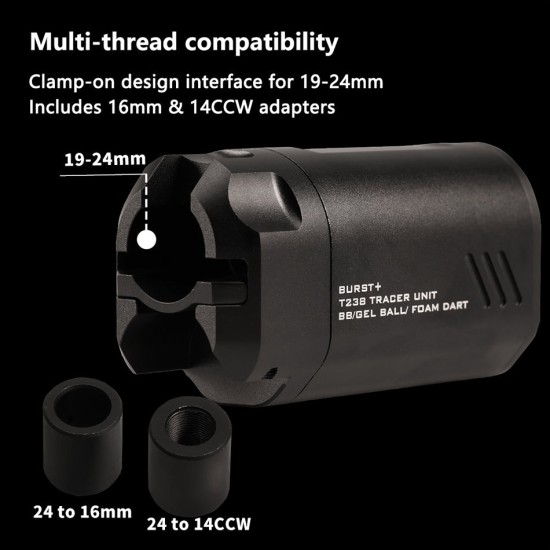T238 Burst+ RGB Shotgun Flame Tracer Unit
