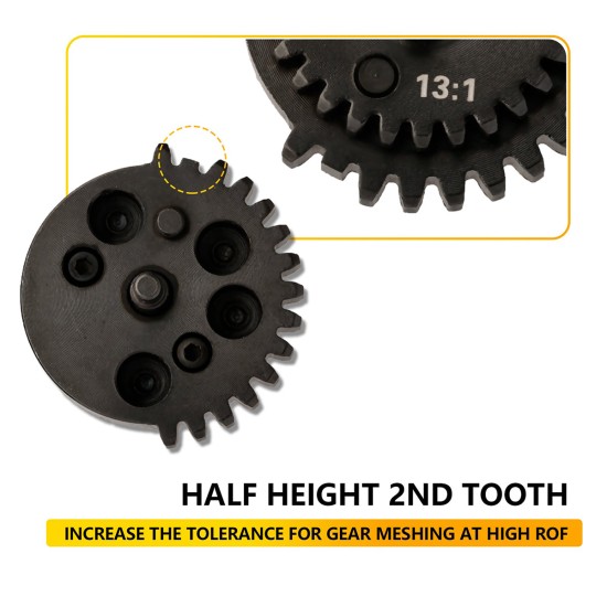 T238 AEG Spiral Gear Set Pro Edition (Helical Bevel & Pinion) - 9:1 DSG