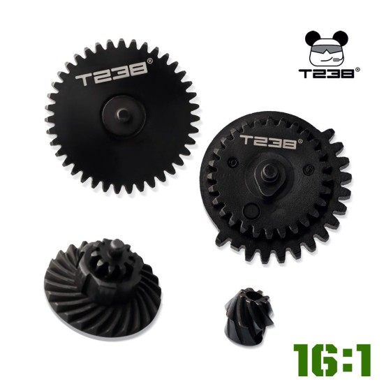 T238 AEG Spiral Gear Set Pro Edition (Helical Bevel & Pinion) - 16:1