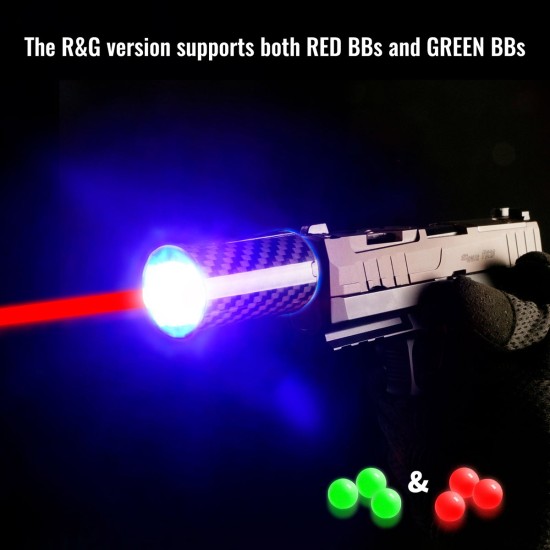 T238 Nano Super Lightweight Red/Green Tracer Unit - Carbon Gold