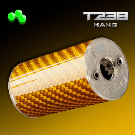 T238 Nano Super Lightweight Red/Green Tracer Unit - Carbon Gold