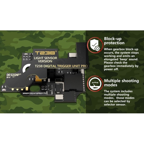 T238 DTU V2 PRO Optical Sensor Trigger Unit For V2 Gearbox - Rear Wired