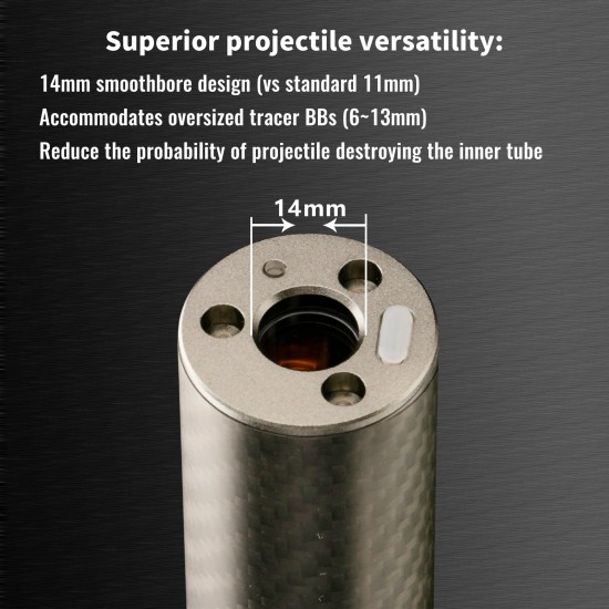 T238 Ultra Flame Tracer Unit Suppressor - 95mm