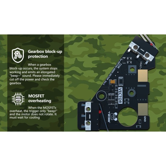 T238 DTU VECTOR Advance Trigger unit For Krytac Kriss Vector AEG