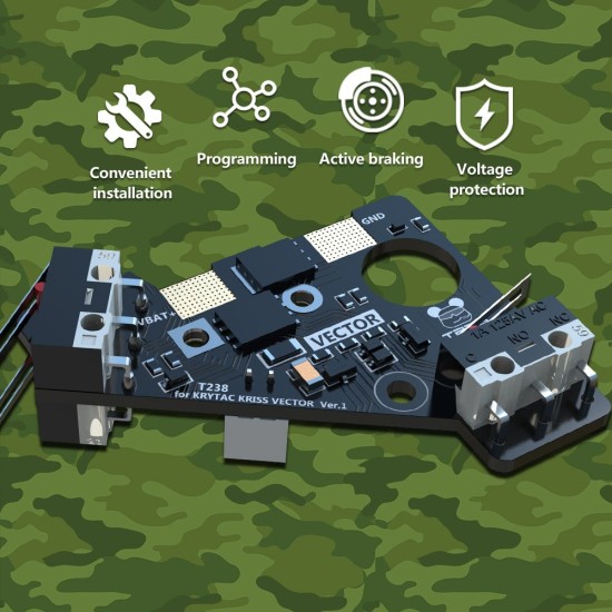 T238 DTU VECTOR Advance Trigger unit For Krytac Kriss Vector AEG