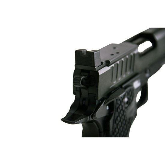 T8 SP x EMG Staccato P with Comp Gas Blowback Pistol (Army+)