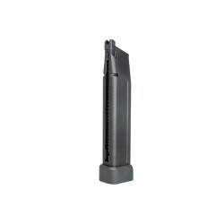 TTI AIRSOFT 40rd CNC Aluminum Lightweight Hi-Capa Gas Magazine - Black