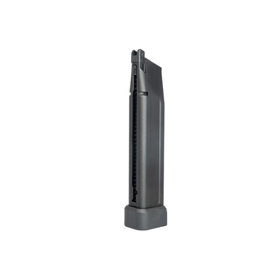 TTI AIRSOFT 40rd CNC Aluminum Lightweight Hi-Capa Gas Magazine - Black