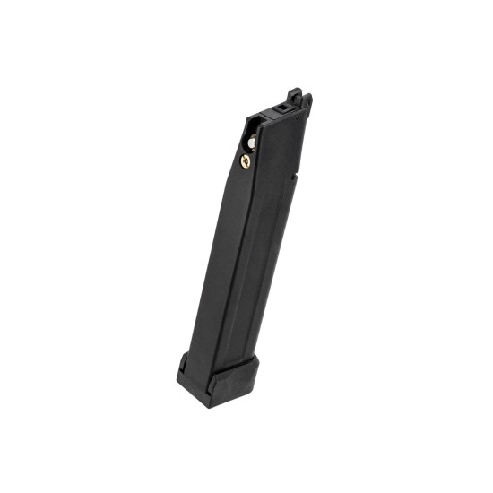 TTI AIRSOFT 40rd CNC Aluminum Lightweight Hi-Capa Gas Magazine - Black