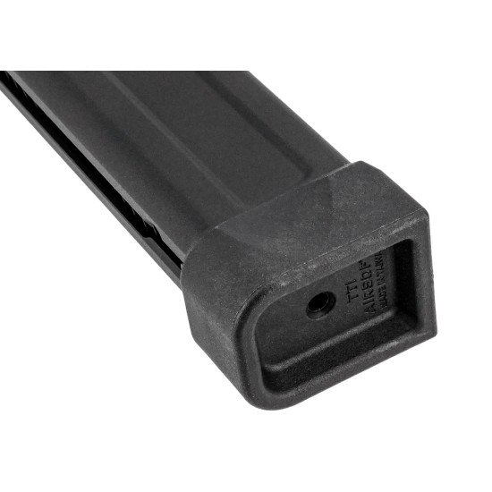 TTI AIRSOFT 40rd CNC Aluminum Lightweight Hi-Capa Gas Magazine - Black