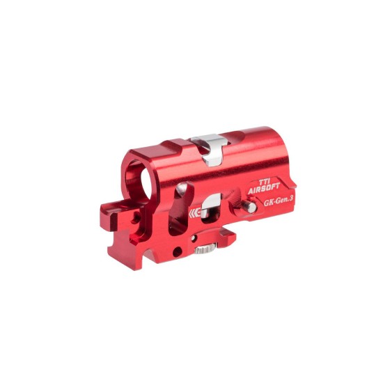 TTI Airsoft CNC Aluminium TDC Hop Chamber for Marui Glock Gen 3 - Red