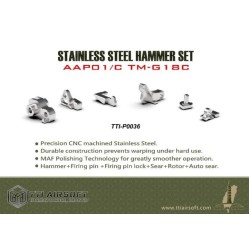 TTI Airsoft CNC Stainless Steel Hammer Set for AAP01 / TM G18C