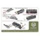 TTI Airsoft CNC Stainless Steel Sear Set for Tokyo Marui Hi-Capa / 1911 - Black