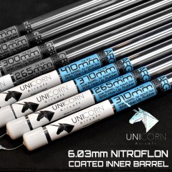 UNICORN AIRSOFT 6.03 NITROFLON COATED INNER BARREL - AEG 370MM