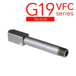 Unicorn Airsoft 7075 Aluminium Threaded Non-Tilting Fixed Outer Barrel for VFC G19, G19X, G45