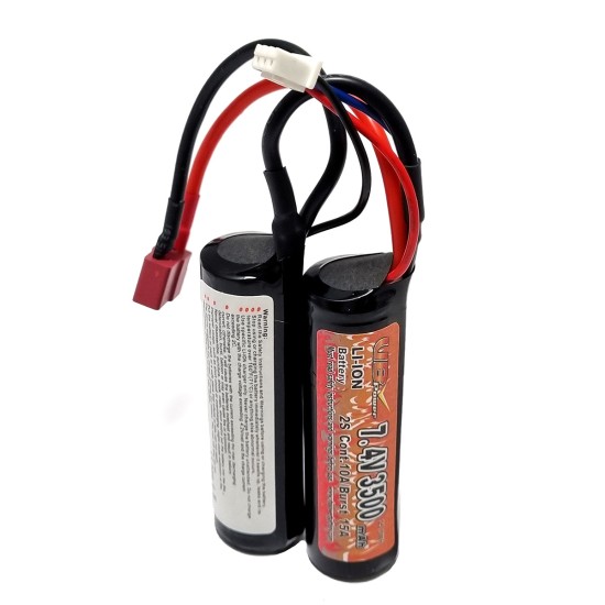 VB Power Li-Ion 7.4V 3500mAh 10A Nunchuck Battery