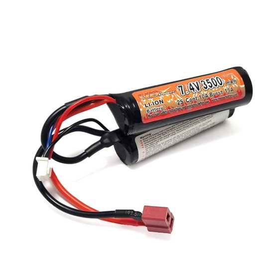 VB Power Li-Ion 7.4V 3500mAh 10A Nunchuck Battery
