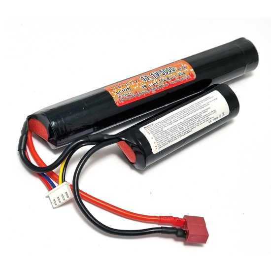 VB Power Li-Ion 11.1V 5000mAh 10A Nunchuck Battery