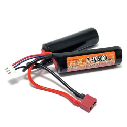 VB Power Li-Ion 7.4V 5000mAh 10A Nunchuck Battery